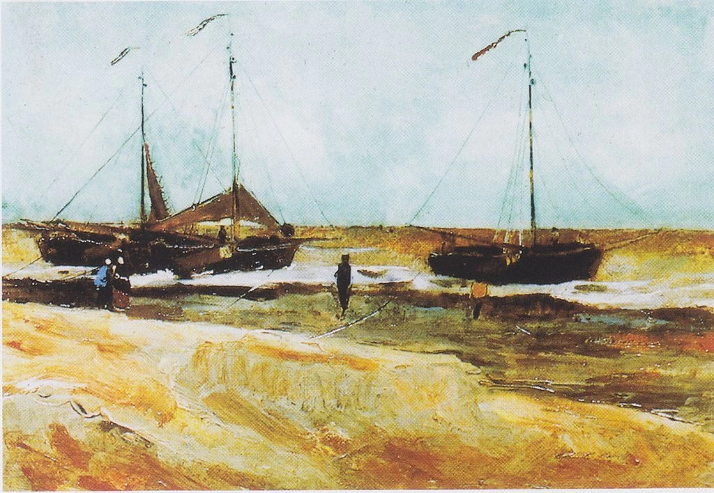  252-Vincent van Gogh-Spiaggia a Scheveningen in tempo calmo, 1882 - Museo van Gogh 